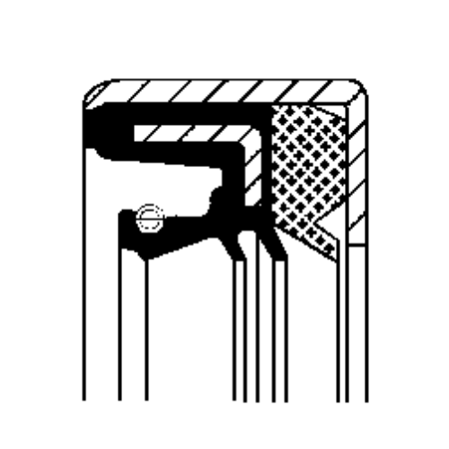 Radyal Mil Yağ Keçesi  78X135x21,5-Fpm/Nb 78X135x21,5-Fpm/Nb
