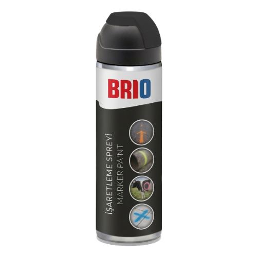 İşaretleme Spreyi Endüstriyel 500 Ml Siyah
