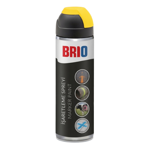 İşaretleme Spreyi Endüstriyel 500 Ml Sarı