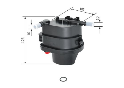 Yakıt Filtresi Müşürsüz Citroen/Peugeot 1.4 Hdi
