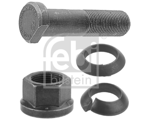Bijon M20x77mm Somunlu (Siyah)