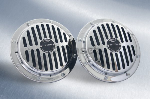 Korna Set Büyük Kafa Megatone 12V Set Sılver