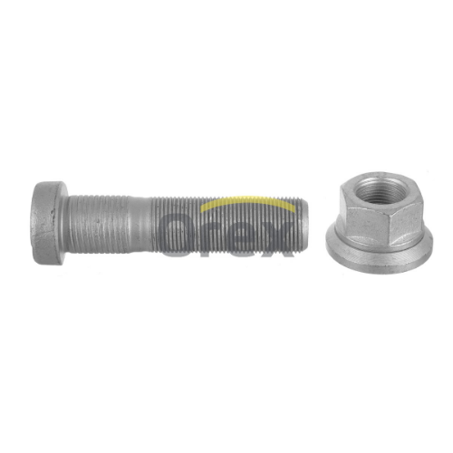 Bijon M22x92mm Somunlu, Yivli (Gri)