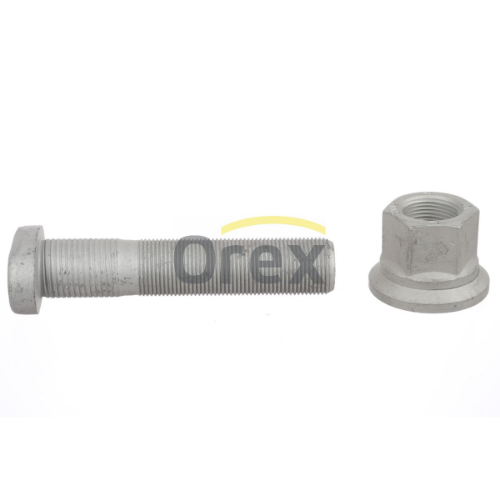 Bijon M22x110mm Somunlu, Yivli (Gri, Elips Başlıklı)