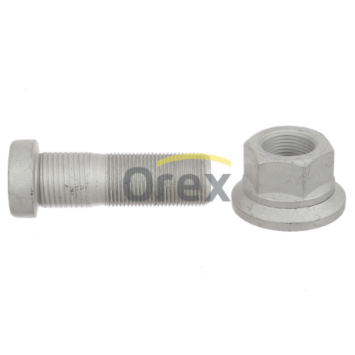 Bijon M22x70mm Somunlu, Yivli (Gri)