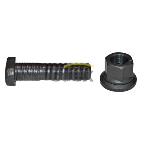 Bijon M22x92mm Somunlu, Yivli Arocs (Siyah, Elips Başlıklı)
