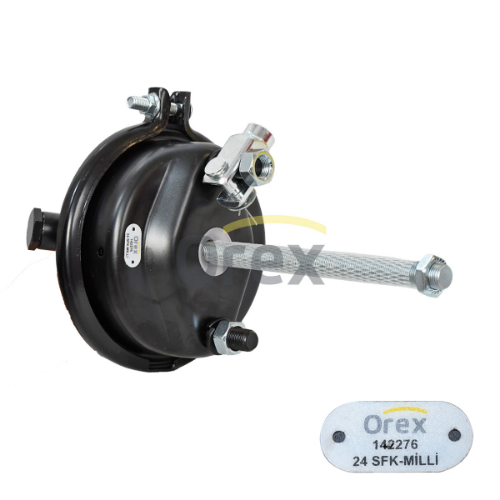 Servis Fren Körüğü Çekici 24 Kampana Tipi, M16x1,5 Stroke 75, Mil Uzunluğu 200Mm