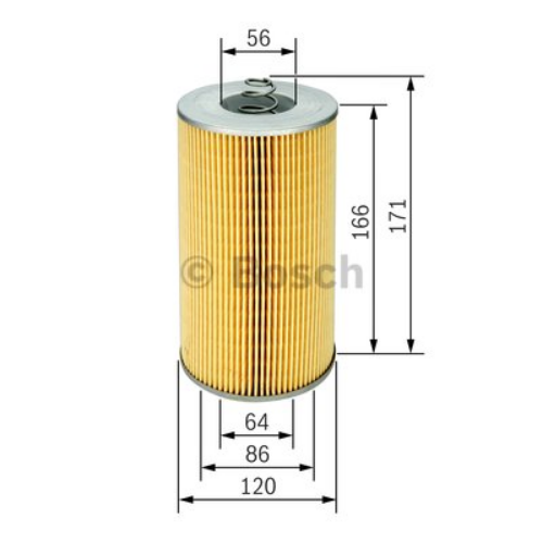 Yağ Filtresi V6, V8, Man Doğalgazlı Araçlar (Kısa Tip)