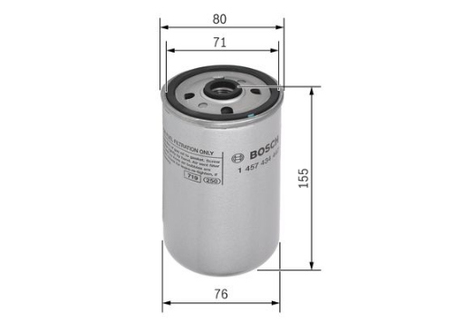Yakıt Filtresi - D0836/2866/2876/V2840/2842/2848 - S2000,Fortuna