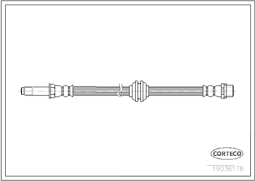 Fren Hortumu Arka Spr 906 / Crafter 545 Mm