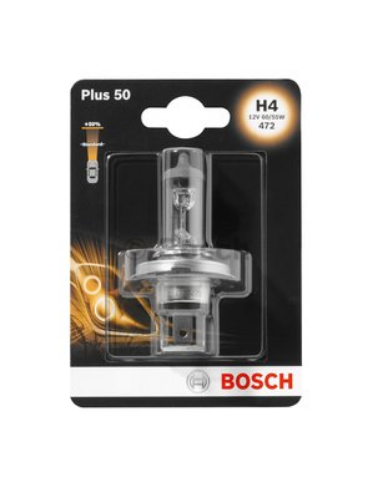 Ampul H4 12V, 60/55W, P43t (Plus 50)