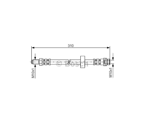 Fren Hortumu Arka 310Mm Ford