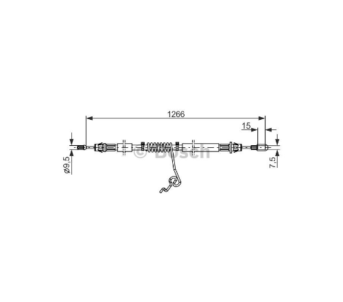 Fren Teli  Sağ 1266 Mm Ford