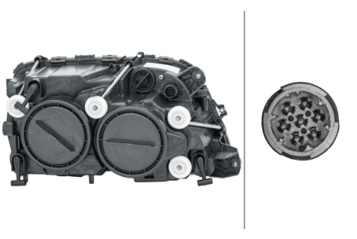 Far Actros Motorsuz Sol (Motorlu Kullanıma Uygun)