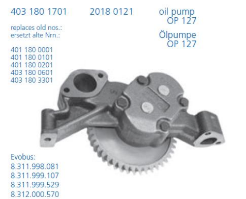 Yağ Pompası 34 Lük