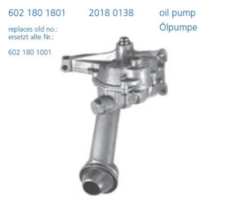 Yağ Pompası 602 Spr >> 602 180 10 01
