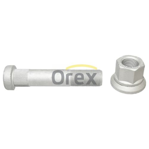 Bijon M22x110mm Somunlu, Frezeli Man (Gri)