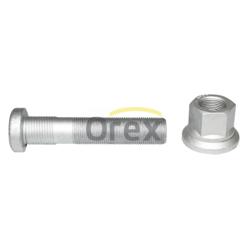 Bijon M22x110mm Somunlu, Yivli Man (Gri)