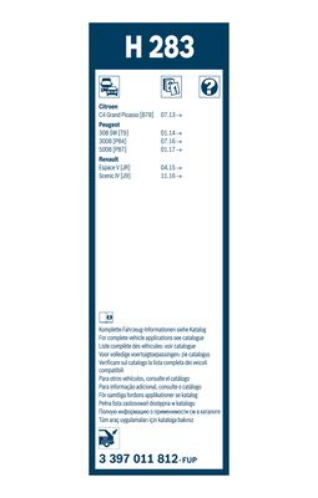 Arka Cam Silecegi - Plastik - [280 mm]