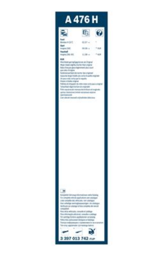 Arka Cam Silecegi - Aerotwin - [475 mm]