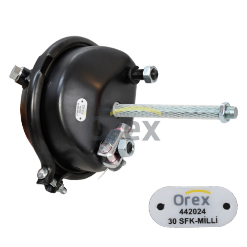 Servis Fren Körüğü Çekici 30 Kampana Tipi, M16x1,5 Stroke 75, Mil Uzunluğu 200Mm