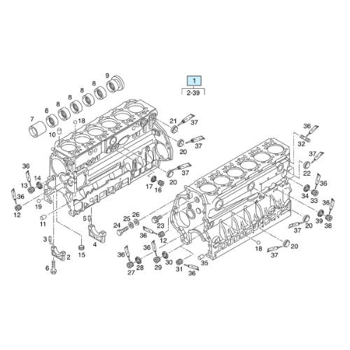 Motor Bloğu -  D2876lf/Loh Motor