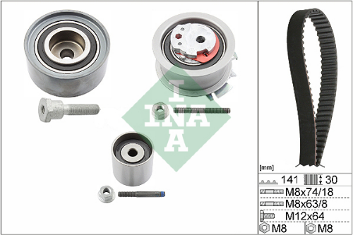 Triger Seti 141 Dıs/ K025607xs Passat-Golf5-Jetta-A3 Bkp-Bkd-Bmn-Bmr-Buz-Bre 2,0 Tdi