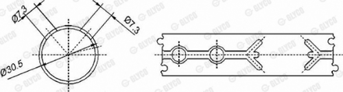 Piston Kol Burcu 30.50 Mm Sprt.212,312,412.D-Vario.512,612,812.D-Vito.110,112.D Om.602
