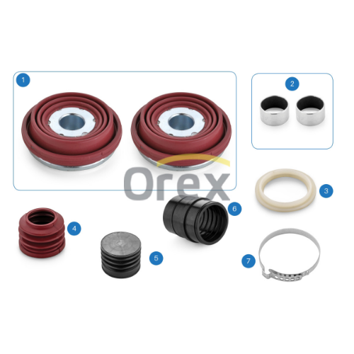 Kaliper Körük Ve Piston Tamir Takımı Knorr