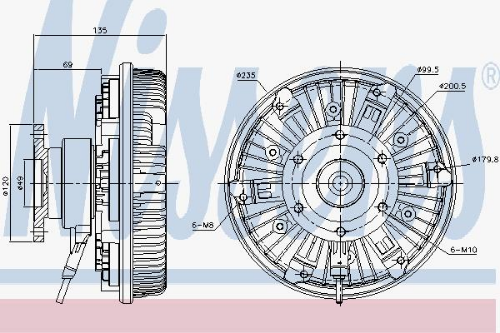 Fan Göbeği Actros (Flanş Çapı 120 Mm)