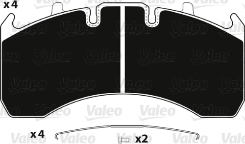 Disk Fren Balatasi (Optipack) (Arka) Renault Magnum Dxi, Premium Dxi; Volvo Fh (Sensörsüz)