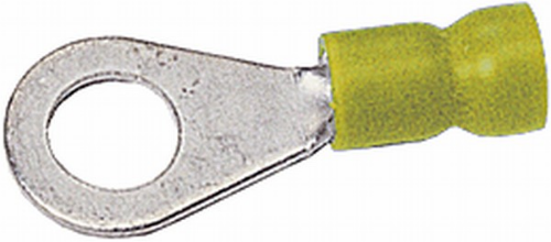 Kablo Terminali (Sarı, Yalıtımlı, 4-6Mm², Delik: M6/6,5Mm)