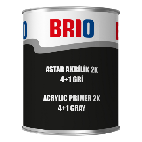 Astar Akrilik 2 K 4+1 Gri 1 L