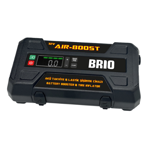 Akü Takviye Cihazı 12V 3000A & Lastik Şişirme Cihazı 150 Psi Aır-Bat 8 Aır Compressor