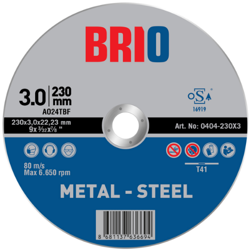 Kesme Taşı 230X3 Metal