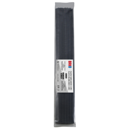 Plastik Tamir Çubuğu S (Abs) Siyah İnce 25 Li Paket