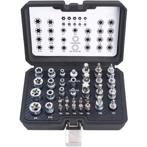 Lokma Set Torx 3/8 34 Parça (T10-T60) + (E4-20)