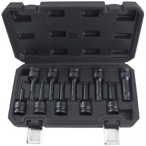 Lokma Set Havalı Uzun Torx 1/2 - 10 Parça (T20-T80)