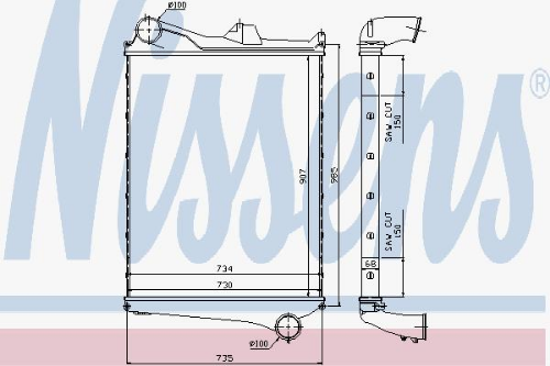 İntercooler Volvo Fh-Fm (Dar Tip, Version 1-2-3)