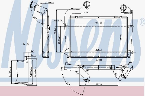 İntercooler Scania Cp 250/320/360/370/400/410