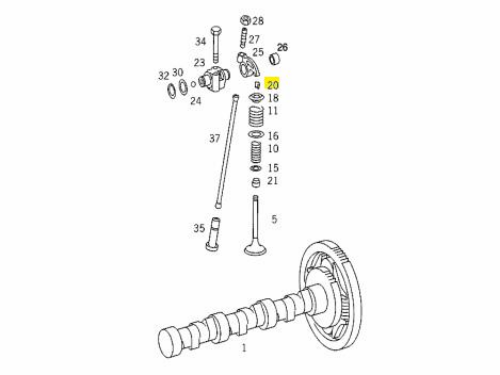Supap Tırnağı E.M V6-V8