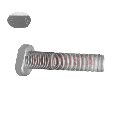 Bijon M22x92mm Somunsuz, Yivli (Gri, Elips Başlıklı)