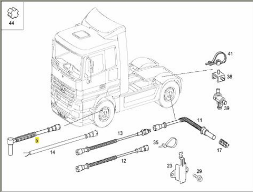 ABS SENSÖRÜ ÖN 4140, ACTROS