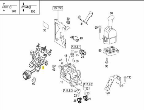 Fren Pedal Ventili Axor 4140, 3340, 3028