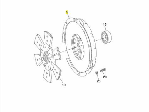 Debriyaj Baskısı 395 Mm