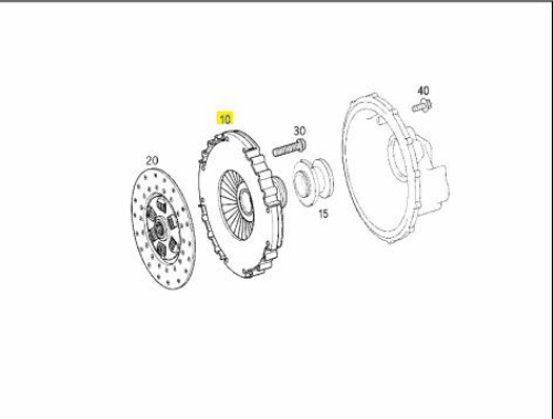 Debriyaj Baskısı 430 Mm Actros, Axor 457 (Bilya Dahil, Üretici Valeo)