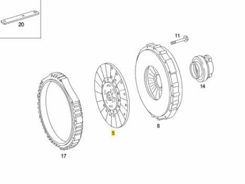 Debriyaj Balatası 430 Mm (827077 Setin Balatası)