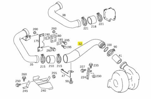 Turbo Emis Borusu 2521
