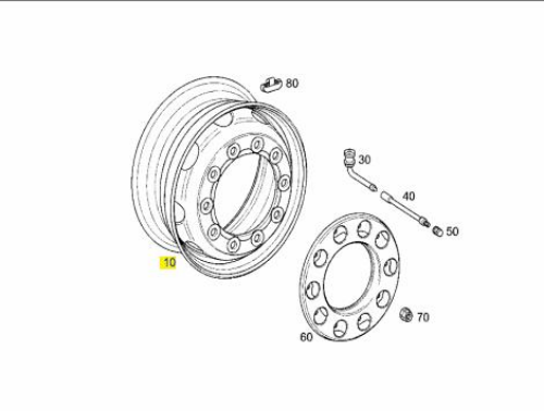 Jant 22,5X9,00