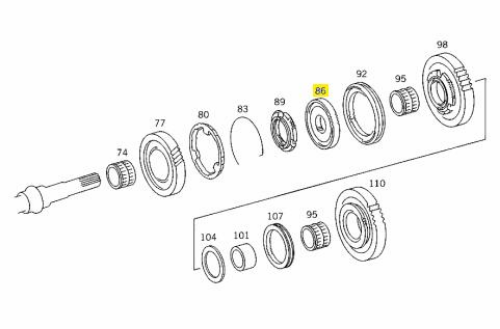 1-2 Göbek Dişli G100